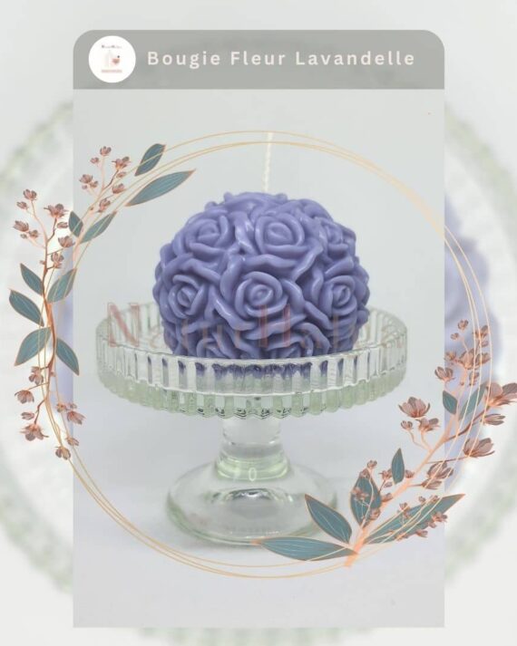 Bougie Fleur Lavandelle