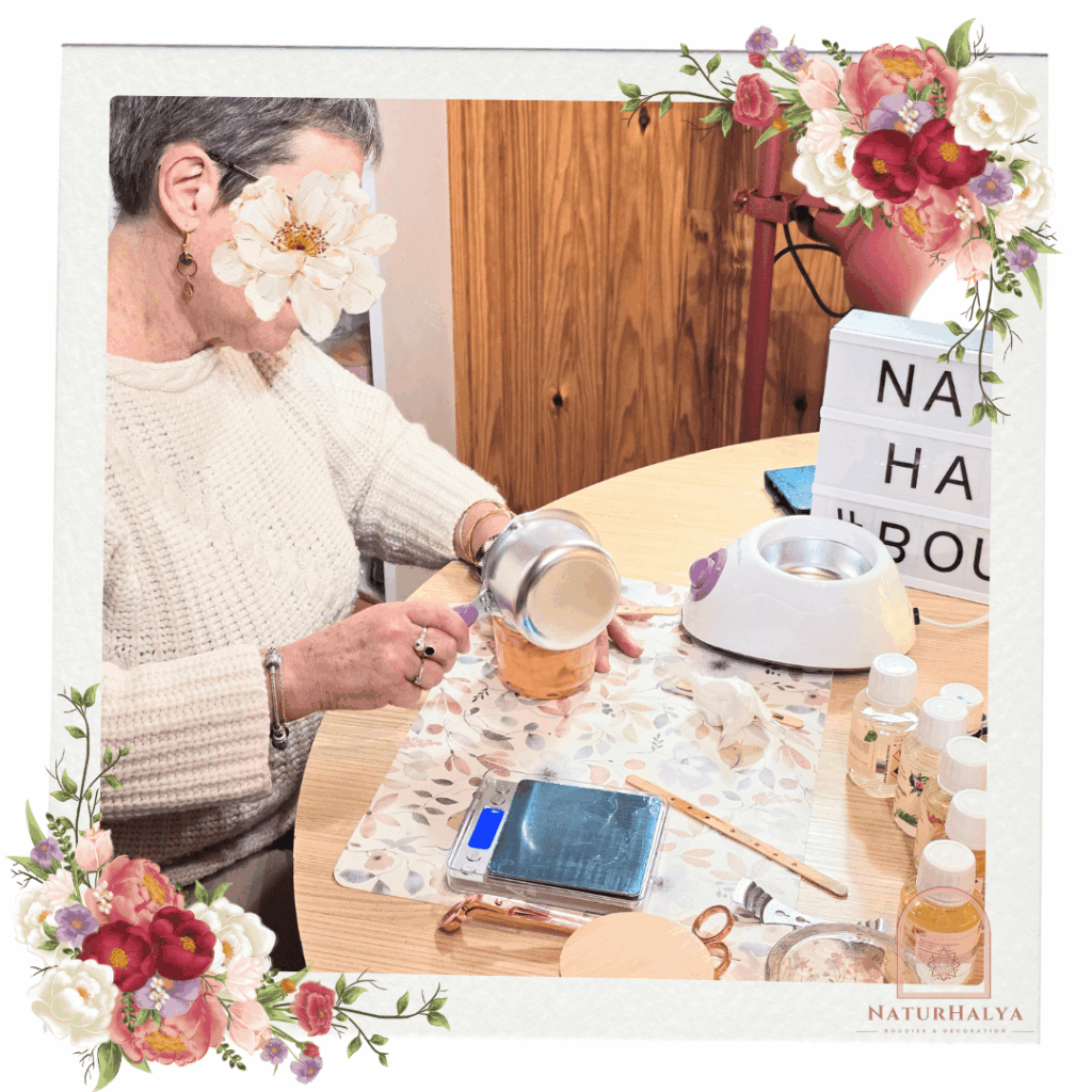 Atelier de création de bougie