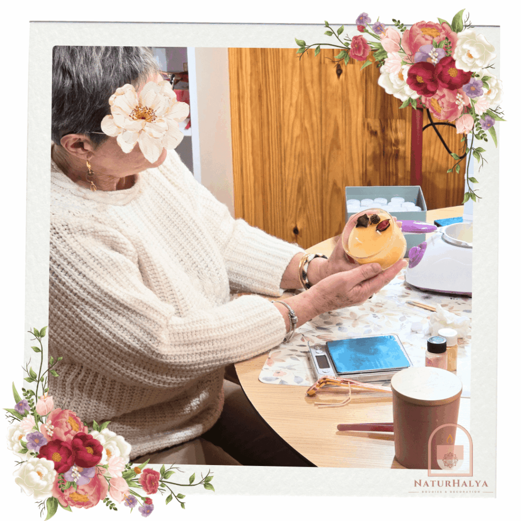 Atelier de création de bougie