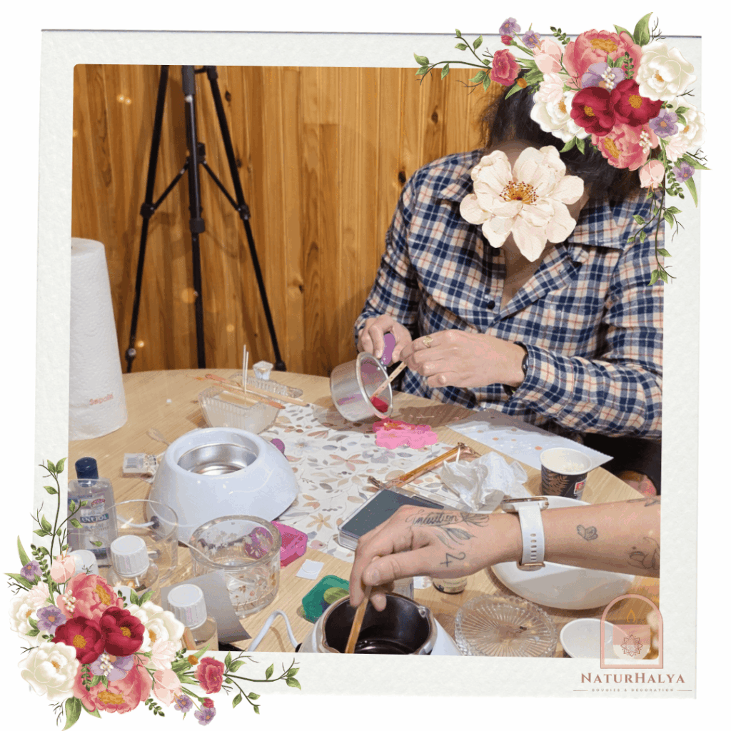 Atelier créatif - Création de bougie entre amies à Tours