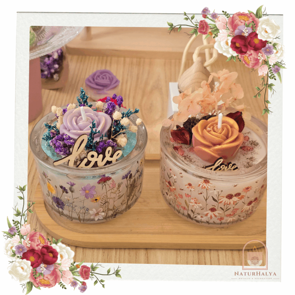 Moment convivial autour de la création de bougies