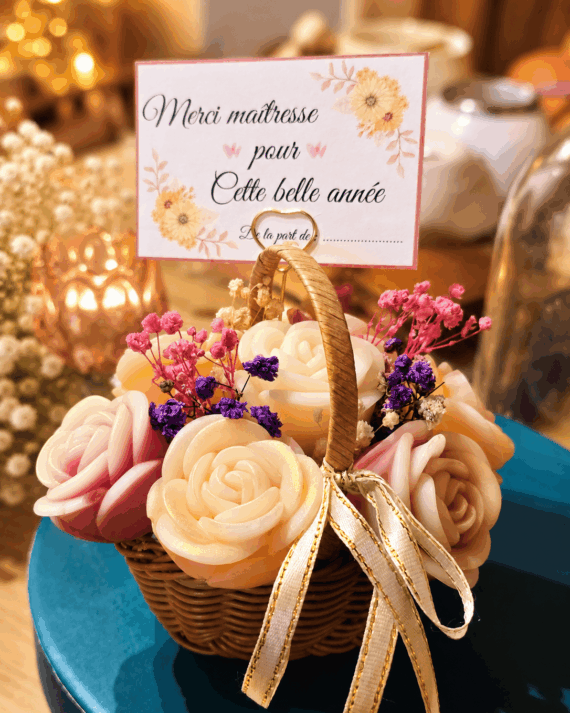 Bouquet Merci maîtresse ATSEM